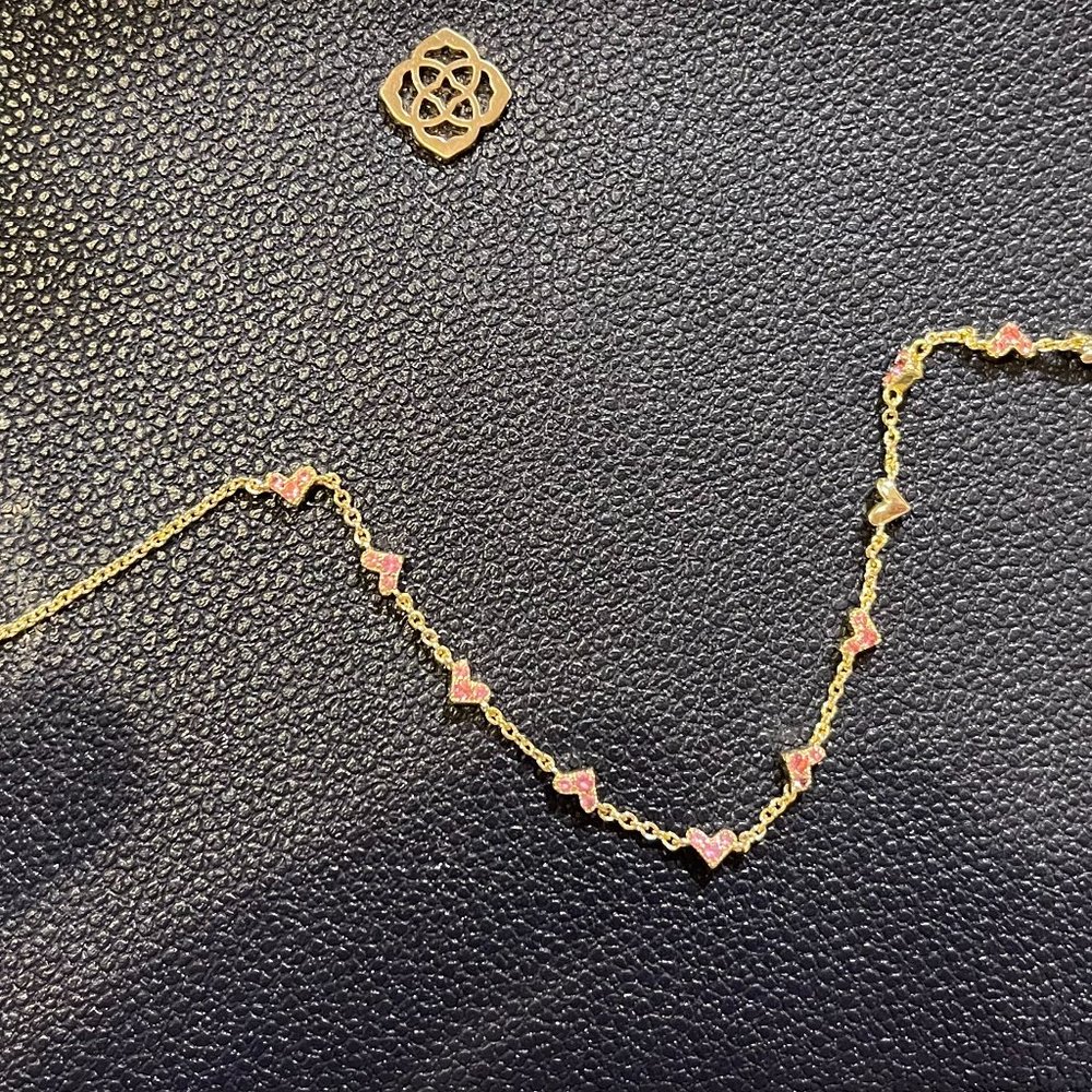 Kendra Scott Haven Crystal Bracelet - Pink/Gold